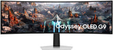 Samsung Odyssey G9 G93SC 49" Curved Gaming Monitor, Dual QHD OLED, 240Hz, 0.03ms, FreeSync Premium Pro & G-Sync, White | LS49CG934SMXUE